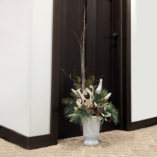 Winter JOY Arrangement - Christmas - Arrangement with JOY in it